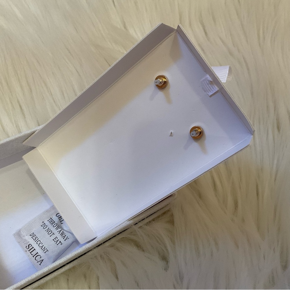 Pink Linen Woven Drop Earrings - New in Box - Picture 5 of 7